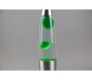 Real Lava Lamp 13 Inches Novelty Table Lamp with Soft Molten Green Lava in Clear Fluid Warm Romantic Sensory Calming Infinity Rocket Lamp