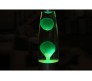 Real Lava Lamp 13 Inches Novelty Table Lamp with Soft Molten Green Lava in Clear Fluid Warm Romantic Sensory Calming Infinity Rocket Lamp