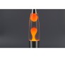 Real Lava Lamp 13 Inches Novelty Table Lamp with Soft Molten Orange Lava in Clear Fluid Warm Romantic Sensory Calming Infinity Rocket Lamp