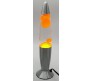 Real Lava Lamp 13 Inches Novelty Table Lamp with Soft Molten Orange Lava in Clear Fluid Warm Romantic Sensory Calming Infinity Rocket Lamp