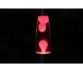 Real Lava Lamp 13 Inches Novelty Table Lamp with Soft Molten Red Lava in Clear Fluid Warm Romantic Sensory Calming Infinity Rocket Lamp