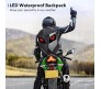 LED Backpack with APP Working, Laptop Bag Motorcycle Riding Backpack Waterproof Backpack with Programmable and Color Screen, Travel Backpack 25 ltrs (48 Cms) (Black)
