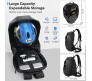 LED Backpack with APP Working, Laptop Bag Motorcycle Riding Backpack Waterproof Backpack with Programmable and Color Screen, Travel Backpack 25 ltrs (48 Cms) (Black)