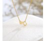 Gold Plated Initial C Pendant Necklace With Heart For Women Dainty Alphabet Necklaces With Adjustable Chain Letter Chains Gifts Alphabets Name Women N Girls