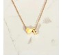 Gold Plated Initial E Pendant Necklace With Heart For Women Dainty Alphabet Necklaces With Adjustable Chain Letter Chains Gifts Alphabets Name Women N Girls