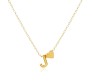 Gold Plated Initial J Pendant Necklace With Heart For Women Dainty Alphabet Necklaces With Adjustable Chain Letter Chains Gifts Alphabets Name Women N Girls
