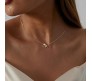 Gold Plated Initial K Pendant Necklace With Heart For Women Dainty Alphabet Necklaces With Adjustable Chain Letter Chains Gifts Alphabets Name Women N Girls