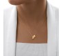 Gold Plated Initial P Pendant Necklace With Heart For Women Dainty Alphabet Necklaces With Adjustable Chain Letter Chains Gifts Alphabets Name Women N Girls