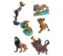 Lion King Set of 6 Action Figure 6-9CM Limited Edition for Car Dashboard, Decoration, Cake, Office Desk & Study Table Toy
