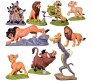 Lion King Set of 9 Action Figure 5-9CM Limited Edition for Car Dashboard, Decoration, Cake, Office Desk & Study Table Toy