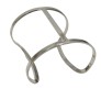Long Line Strip Silver Style Open Hand Cuff Bracelet Bangles Party Style Wear Big Bracelets For Women and Girls D3