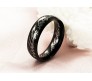 Lord of The Rings Genuine Stainless Steel Black LOTR Ring for Casual Everyday Fashion Men Women and Boys