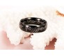 Lord of The Rings Genuine Stainless Steel Black LOTR Ring for Casual Everyday Fashion Men Women and Boys