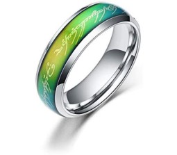 Lord of The Rings Color Changing Mood Ring LOTR Ring Casual Everyday Fashion for Men Women and Boys
