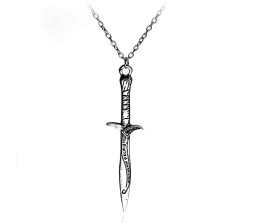 Lord of the Rings Inspired Hobbit Sword Pendant Necklace Jewelry For Men and Women