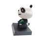 Lucky Panda Bobble Head for Car Dashboard with Mobile Holder Action Figure Toys Collectible Bobblehead Showpiece For Office Desk Table Top Toy For Kids and Adults Multicolor