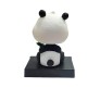 Lucky Panda Bobble Head for Car Dashboard with Mobile Holder Action Figure Toys Collectible Bobblehead Showpiece For Office Desk Table Top Toy For Kids and Adults Multicolor