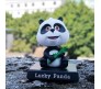 Lucky Panda Bobble Head for Car Dashboard with Mobile Holder Action Figure Toys Collectible Bobblehead Showpiece For Office Desk Table Top Toy For Kids and Adults Multicolor