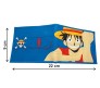 Anime One Piece Luffy Stylish Printed Design Purse PVC Leather Wallet Blue For Kids Men & Boys