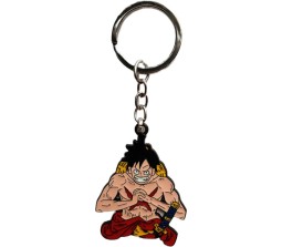 Anime Luffy One Piece Action Figure Metal Keychain Key Chain for Car Bikes Key Ring