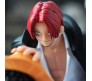 Anime One Piece Luffy and Shanks Action Figure 18 cm Collectible for Office Desk & Study Table, Car Dashboard, Decoration and Cake Topper Toys for Fans