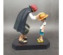 Anime One Piece Luffy and Shanks Action Figure 18 cm Collectible for Office Desk & Study Table, Car Dashboard, Decoration and Cake Topper Toys for Fans