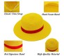 One Piece Luffy Straw Hat - Anime Cap Gift Ace Monkey D Luffy Hat Cosplay for True Fans