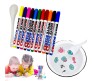 Pack of 12 Pcs Making Magic Doodle Water Erasable Markers Floating Pens Floating Ink Pen Set, Magical Water Painting Sketch Pens Whiteboard Marker for Kids, Children Art