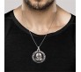 Mandalorian Inspired Pendant Necklace Fashion Star Wars Jewellery Accessory for Men and Women