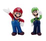 Set of 5 Super Mario Brothers Luigi Action Figure 9.5-10 cm Game Figures Collectible Toy Figurines Multicolor