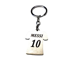 Sports Messi 10 Football Keychain Face Accessory Key Chain Collectible Key Ring for Car Bike