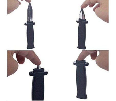 Magic Small 13.5 cm Fake Knife Digger Daggers Practical Jokes and Prank Trick Toys Gift for Kids and Adults