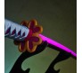 Demon Slayer Cosplay 104 cm Light Up Glow  Mitsuri Kanroji Wooden Sword Nichirin Life Size Replica Katana Perfect for Anime Gift Merchandise Collectibles