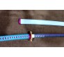 Demon Slayer Cosplay 104 cm Light Up Glow  Mitsuri Kanroji Wooden Sword Nichirin Life Size Replica Katana Perfect for Anime Gift Merchandise Collectibles