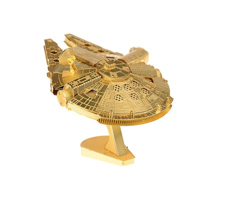 Millenium Falcon Space Ship Star Wars 3D Metal Puzzle Toys 7cm Collectible Table Top Gift For Adults