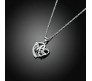Mom Silver Plated Pendant Necklace Chain for Mothers Day Gift Idea or Best Birthday Jewellery Gifts for Women