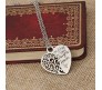 Mother and Daughter Forever Heart Pendant 925 Sterling Silver Necklace for Women