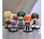 My Hero Academia Action Figure Set of 5 Size 10cm Anime Miniature Toy for Car Dashboard, Decoration, Cake Topper, Office Desk & Study Table Multicolor
