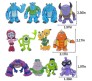 Monsters Set of 12 University Inc Action Figure Combo for Gift Toy Figures Collectors for Kids
