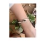 Bracelet Silver Plated Hammer Nail Zircon AD Studded Stainless Steel Hand Bracelet Valentine Special For Women Girls