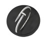 Bracelet Silver Plated Hammer Nail Zircon AD Studded Stainless Steel Hand Bracelet Valentine Special For Women Girls