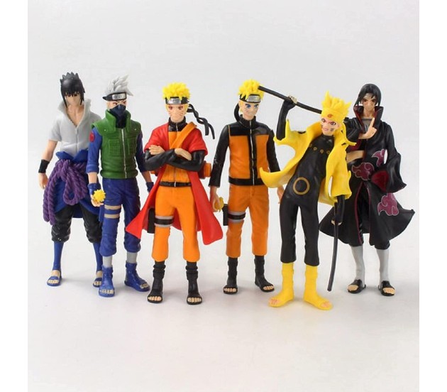 Naruto Action Figures, Anime Figures Set PVC Figures Cake