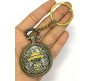 Anime One Piece Luffy Skull Pocket Watch Antique Vintage Classic Retro Metal Keychain Key Chain for Car Bikes Key Ring