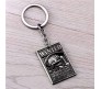 Anime One Piece Wanted Metal Keychain Key Chain for Car Bikes Key Ring