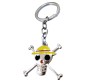 Anime One Piece Skull Metal Keychain Key Chain for Car Bikes Key Ring