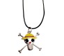 Anime One Piece Skull Silver Inspired Pendant Necklace Fashion Jewellery Accessory for Men and Women