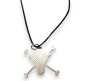 Anime One Piece Skull Silver Inspired Pendant Necklace Fashion Jewellery Accessory for Men and Women