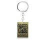 Anime One Piece Kaido Wanted Metal Bronze Keychain Key Chain for Car Bikes Key Ring