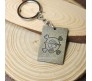 Anime One Piece Kaido Wanted Metal Bronze Keychain Key Chain for Car Bikes Key Ring