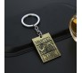 Anime One Piece Kaido Wanted Metal Bronze Keychain Key Chain for Car Bikes Key Ring